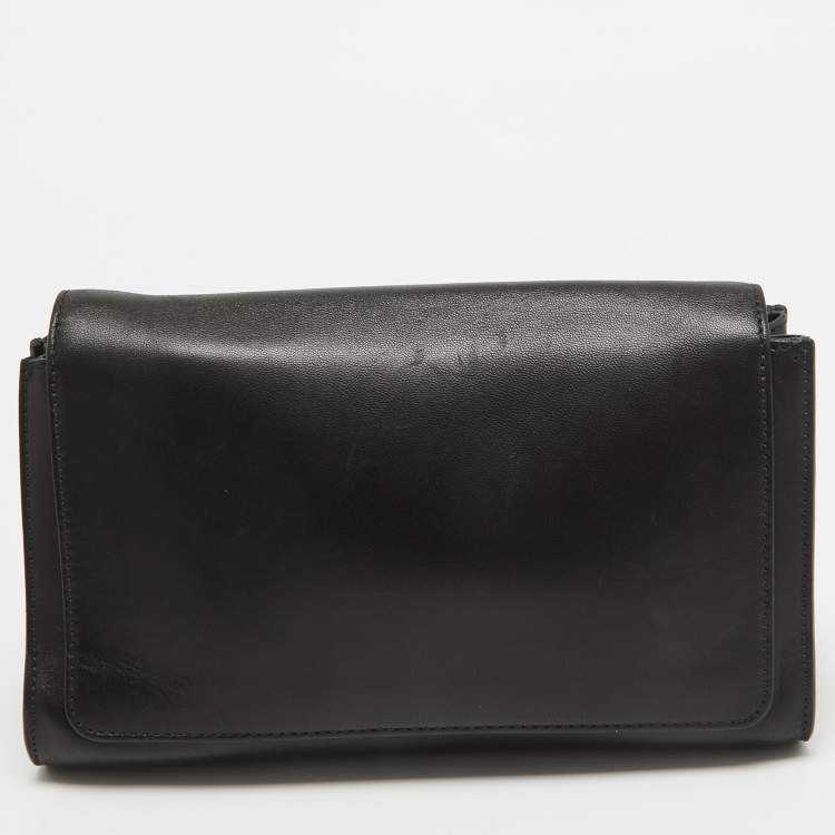 Pre Owned Chloe Black Leather Small Elle Clutch