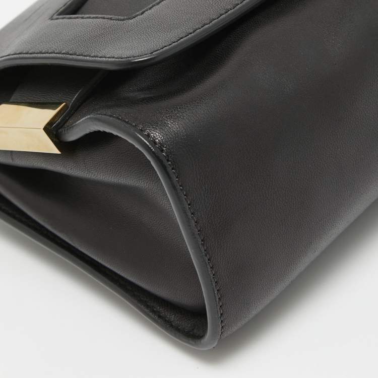 Pre Owned Chloe Black Leather Small Elle Clutch