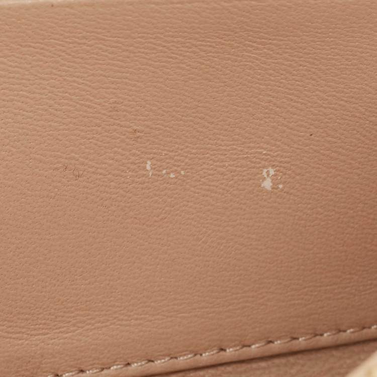 Pre Owned Chloe Burgundy Leather Horse Embroidered Flap Continental Wallet