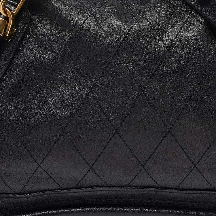 Pre Owned Chloe Black Leather Large Paraty Satchel