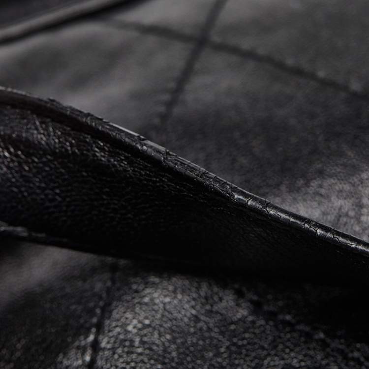Pre Owned Chloe Black Leather Large Paraty Satchel