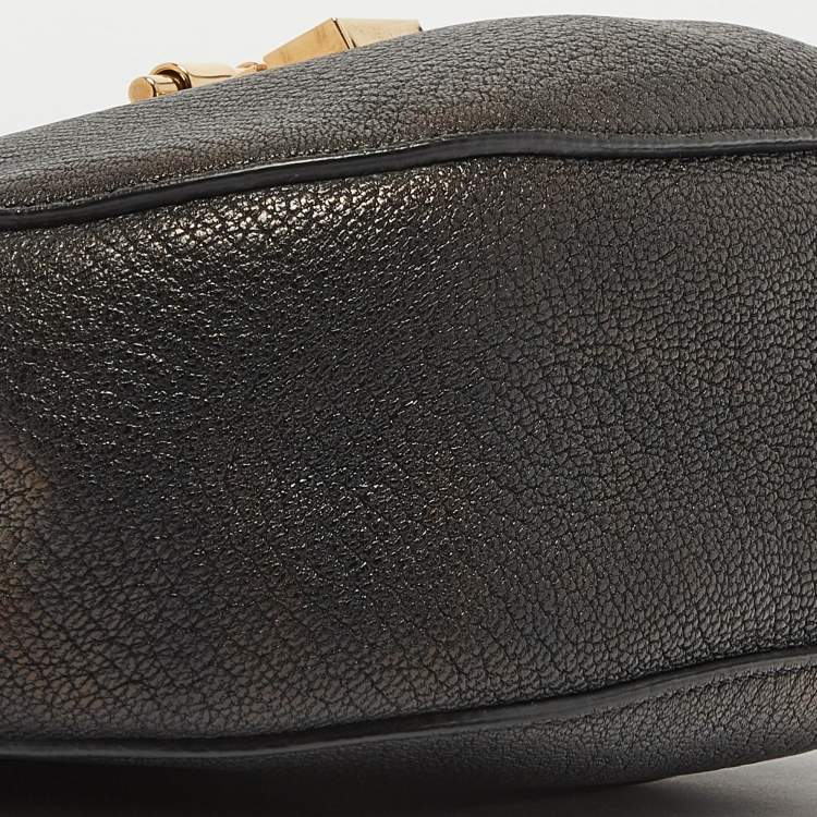 مملوكة مسبقًا Chloe Black Leather Medium Drew Shoulder Bag