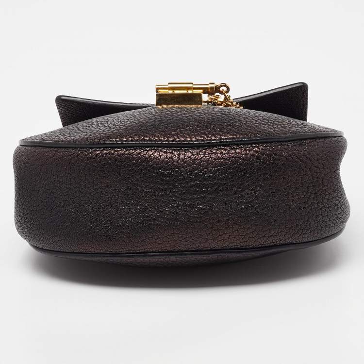 مملوكة مسبقًا Chloe Black Leather Small Drew Shoulder Bag