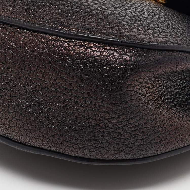 مملو�كة مسبقًا Chloe Black Leather Small Drew Shoulder Bag