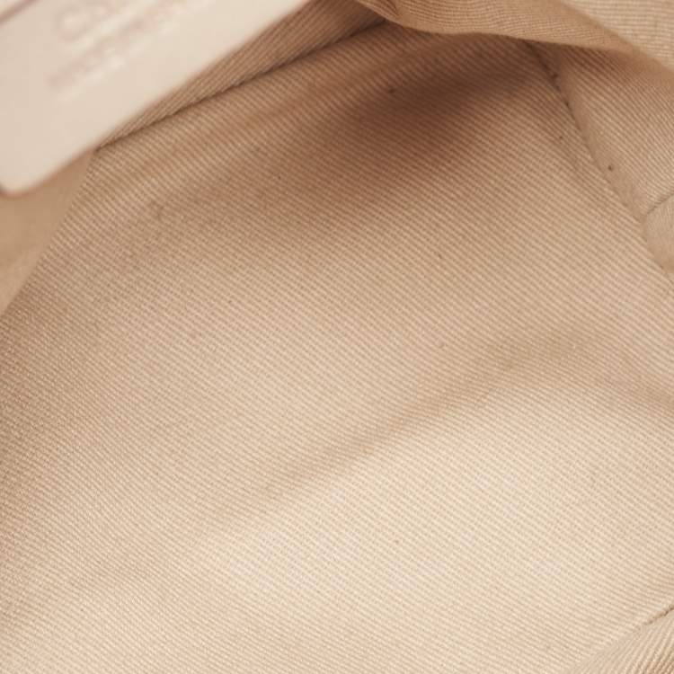 Pre Owned Chloe Grey Leather and Suede Faye Backpack