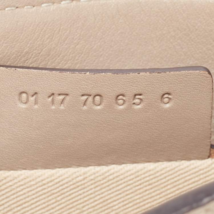 Pre Owned Chloe Grey Leather and Suede Faye Backpack