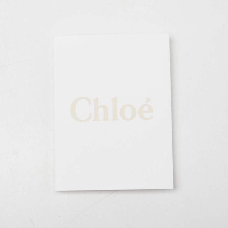 Pre Owned Chloe Black Leather Elsie Continental Wallet