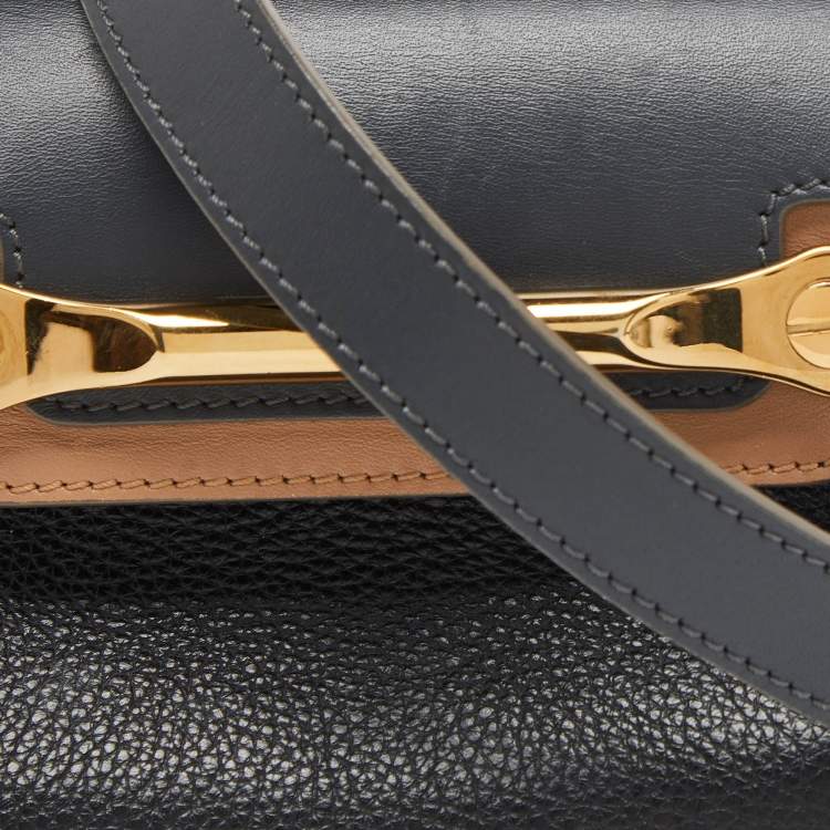 مملوكة مسبقًا Chloe Tri Color Leather Mini Clare Crossbody Bag