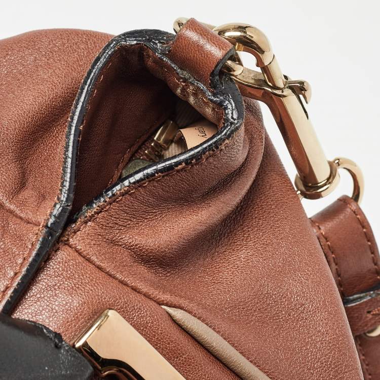 Pre Owned Chloe Brown Leather Medium Ethel Satchel