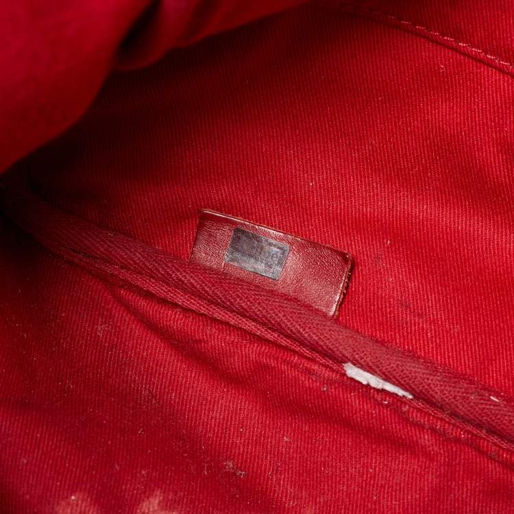 Pre Owned Chloe Cherry Leather Eden Tote 