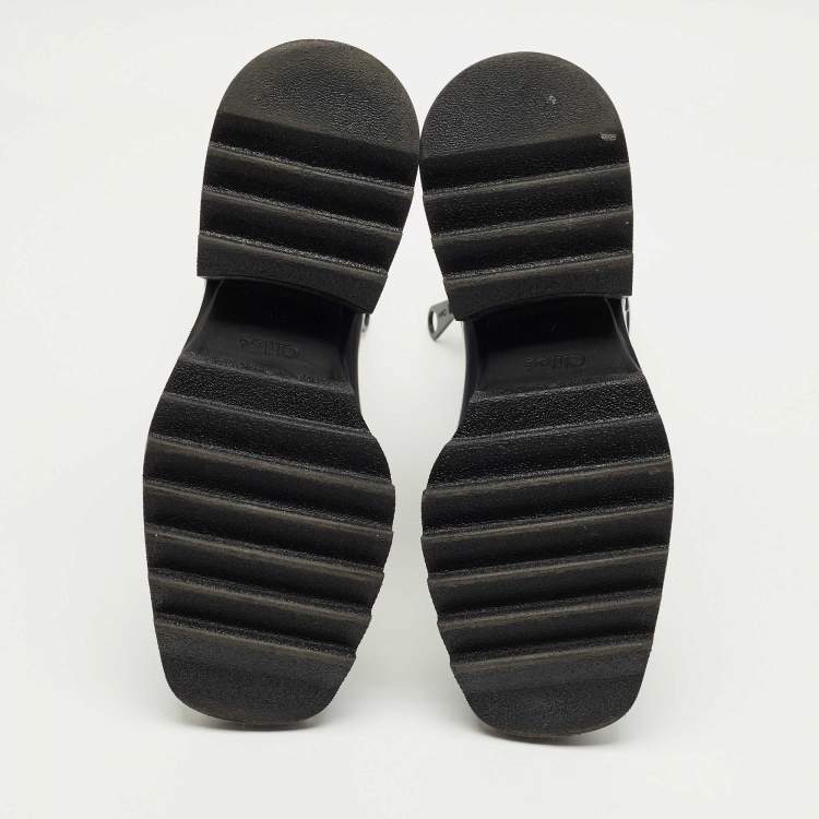 Pre Owned Chloe Navy Blue Rubber Betty Rain Boots Size 40