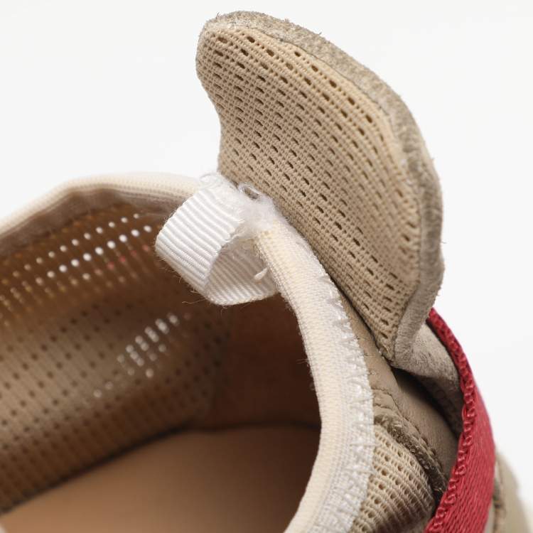 Pre Owned Chloe Multicolor Suede and Fabric Sonnie Slip On Sneakers Size 37