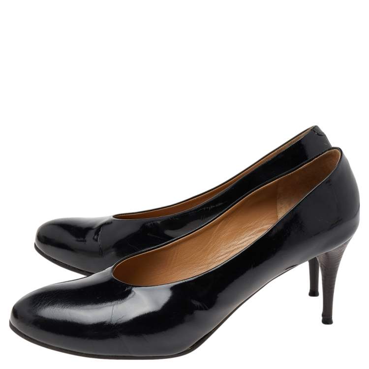 Pre Owned  Chloe Black Leather Pumps Size 41