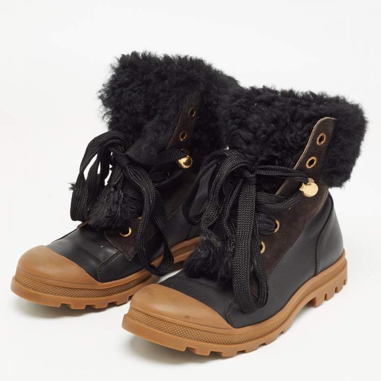 Chloe fur outlet boots