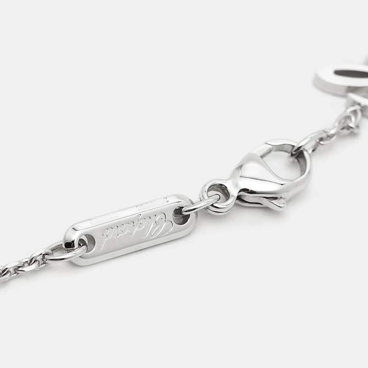 Pre Owned Chopard Ice Cube Diamonds 18k White Gold Necklace