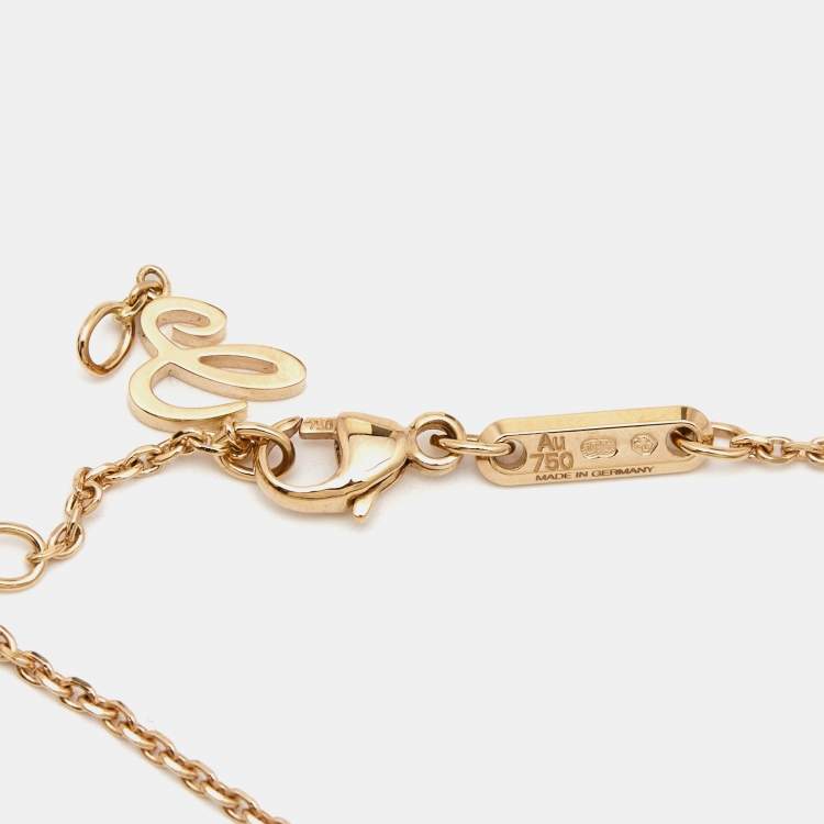 Pre Owned Chopard Happy Diamonds Icon 18K Rose Gold Bracelet