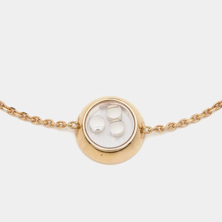 Pre Owned Chopard Happy Diamonds Icon 18K Rose Gold Bracelet