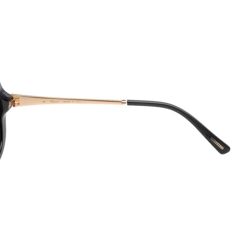 Pre Owned Chopard Gold Tone/Black SCH090S Square Gradient Sunglasses