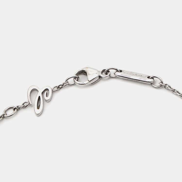Pre Owned Chopard Ice Cube 18k White Gold Bracelet