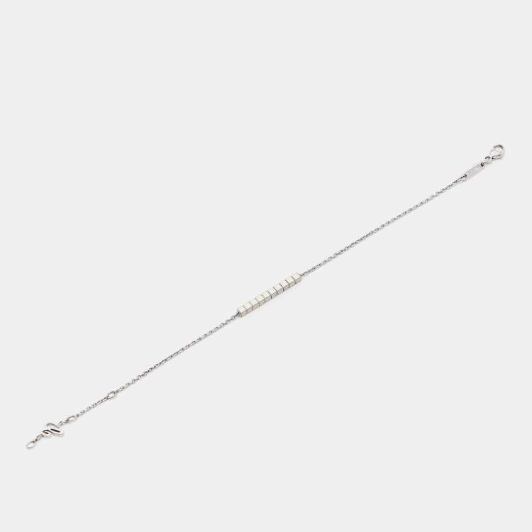 Pre Owned Chopard Ice Cube 18k White Gold Bracelet