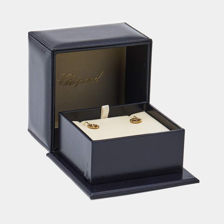 Pre Owned Chopard Chopardissimo 18k Yellow Gold Earrings