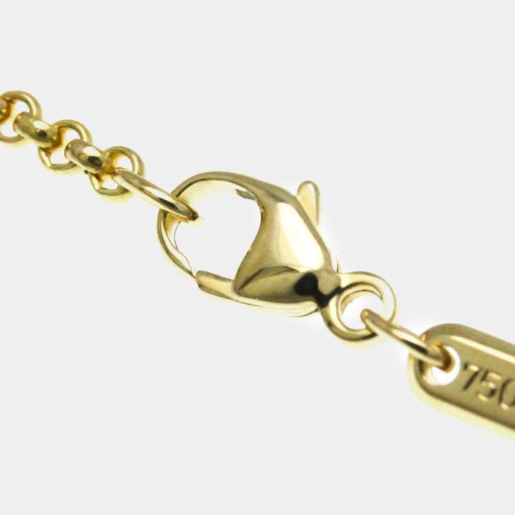 Pre Owned Chopard 18K Yellow Gold and Diamond Happy Diamonds Pendant Necklace