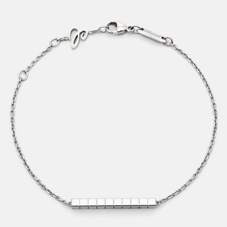 Pre Owned Chopard Ice Cube 18k White Gold  Bracelet