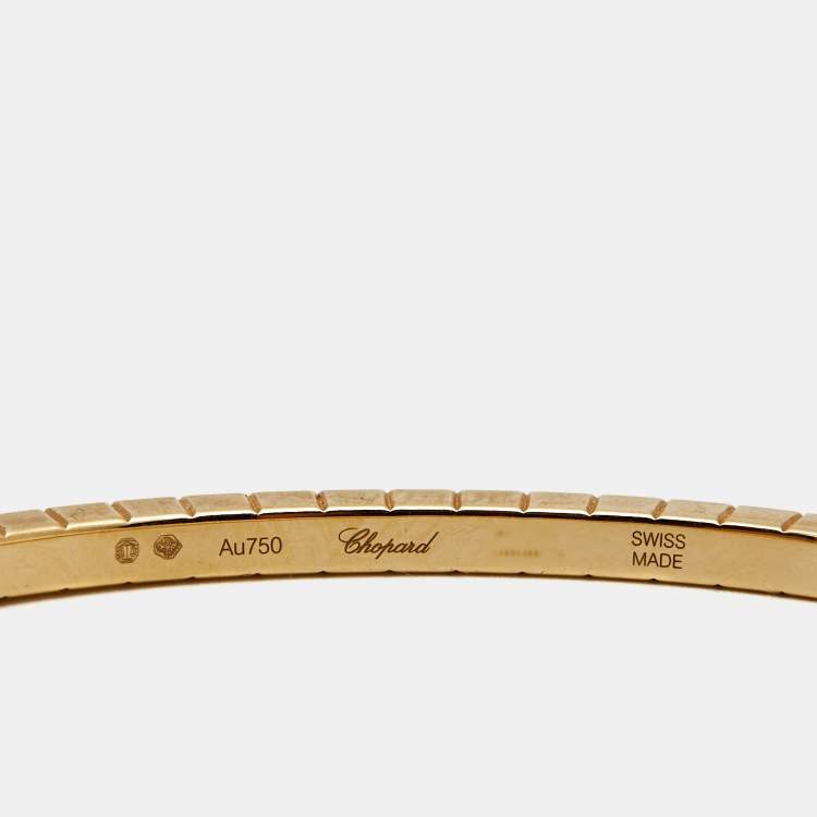 مملوكة مسبقًا Chopard Ice Cube 18k Yellow Gold  Bracelet