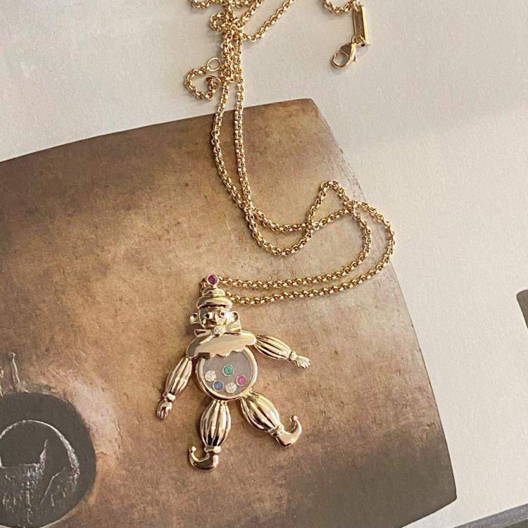 Pre Owned Chopard Happy Clown Limited Edition Long Necklace