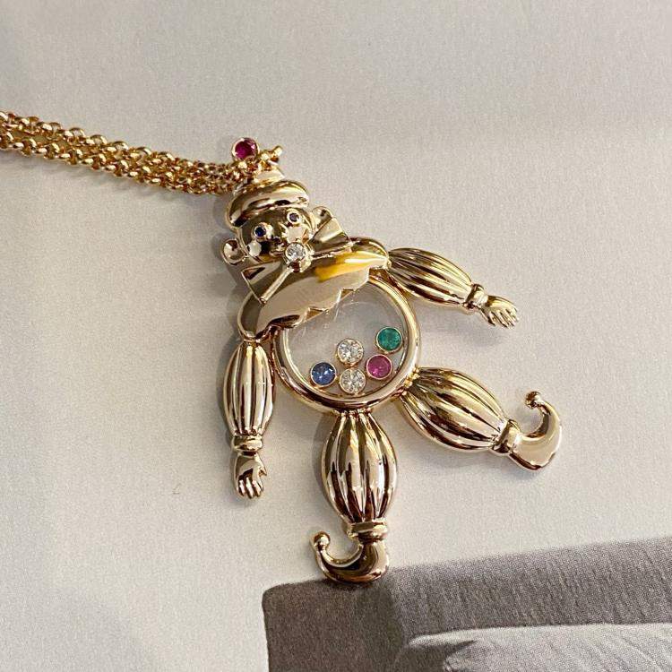 Pre Owned Chopard Happy Clown Limited Edition Long Necklace