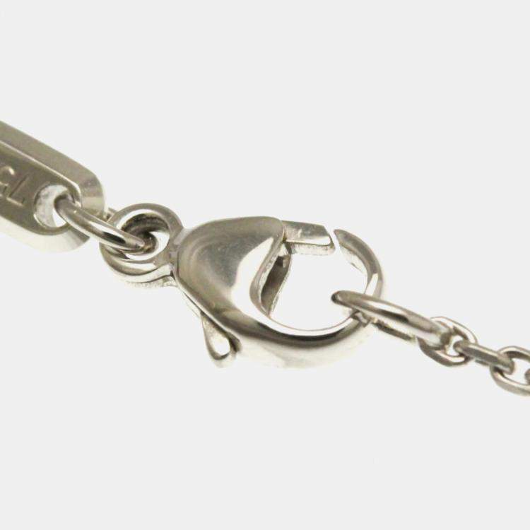 Pre Owned Chopard Amore 18K White Gold and Diamond Necklace