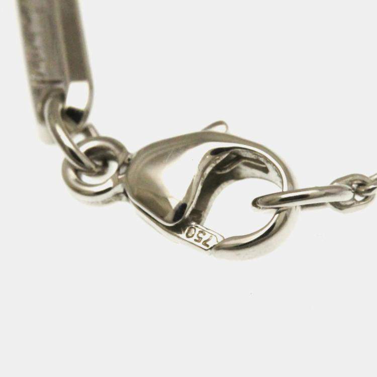 Pre Owned Chopard Amore 18K White Gold and Diamond Necklace