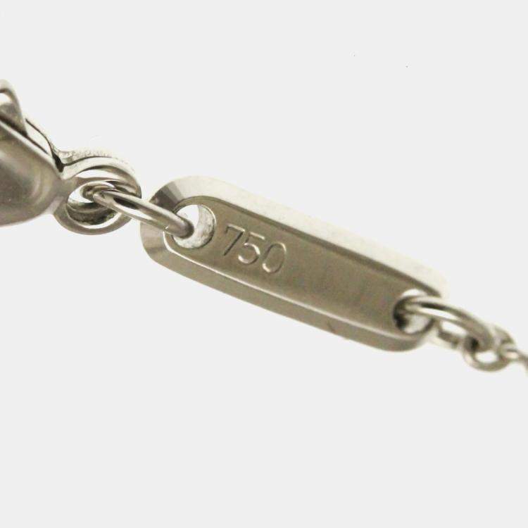 Pre Owned Chopard Amore 18K White Gold and Diamond Necklace