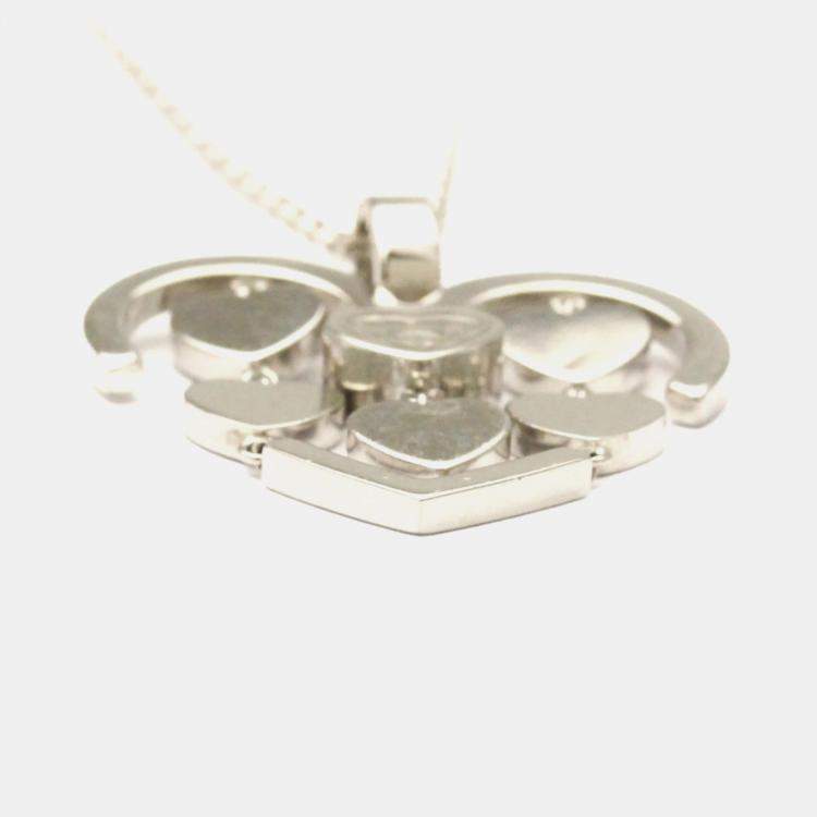 Pre Owned Chopard Amore 18K White Gold and Diamond Necklace