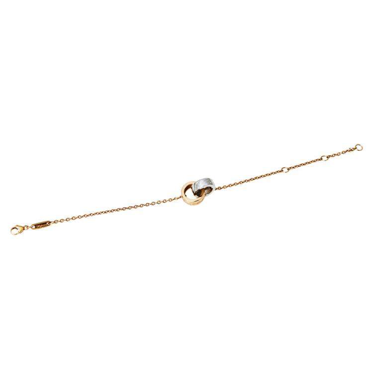 مملوكة مسبقًا Chopard Chopardissimo 18K Two Tone Gold Bracelet
