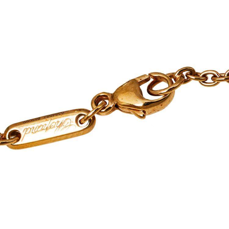 مملوكة مسبقًا Chopard Chopardissimo 18K Two Tone Gold Bracelet