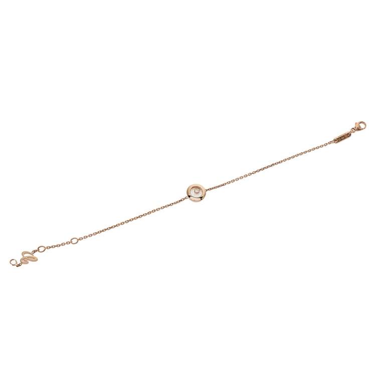 Pre Owned Chopard Happy Diamonds Icons 18K Rose Gold Bracelet