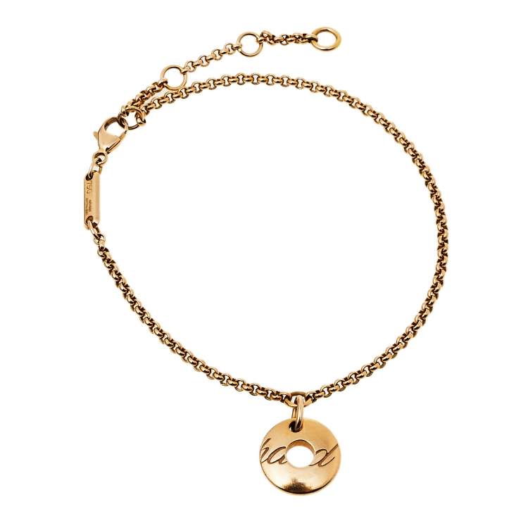 Pre Owned Chopard Chopardissimo 18K Rose Gold Bracelet