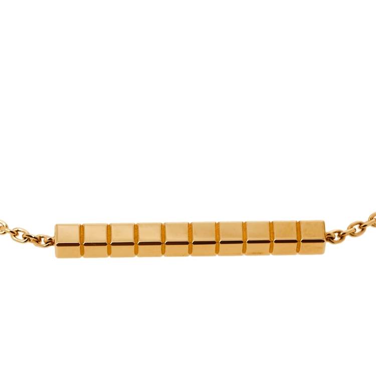 Pre Owned Chopard Ice Cube Pure 18K Yellow Gold Bracelet