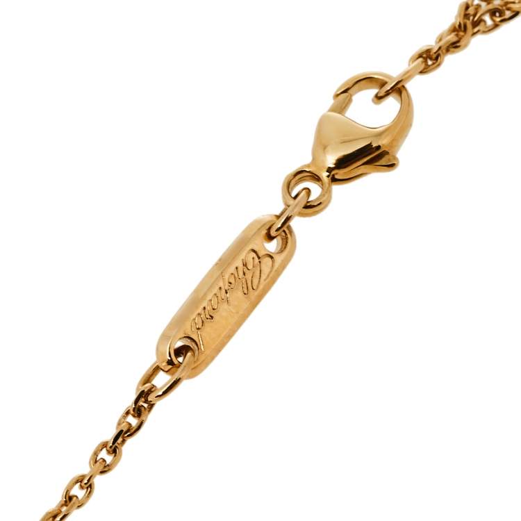 Pre Owned Chopard Ice Cube Pure 18K Yellow Gold Bracelet
