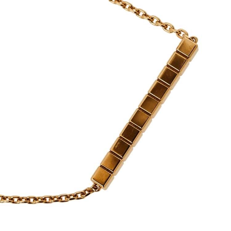 Pre Owned Chopard Ice Cube Pure 18K Yellow Gold Bracelet
