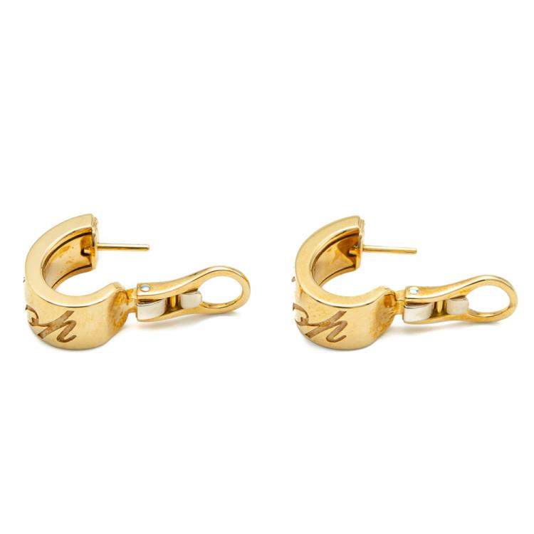 Pre Owned Chopard Chopardissimo Yellow Gold Earrings