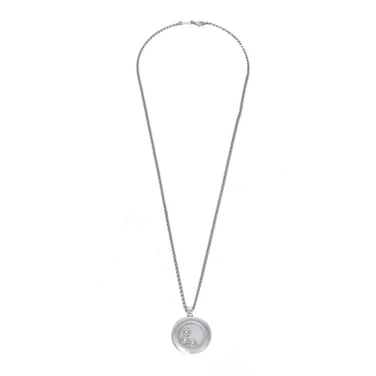 Pre Owned Chopard Happy Diamonds Icon Pendant Necklace