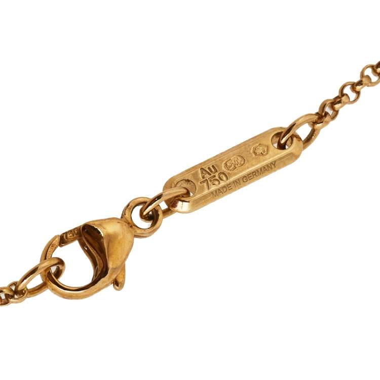 Pre Owned Chopard Happy Hearts Diamond  18k Rose Gold Bracelet