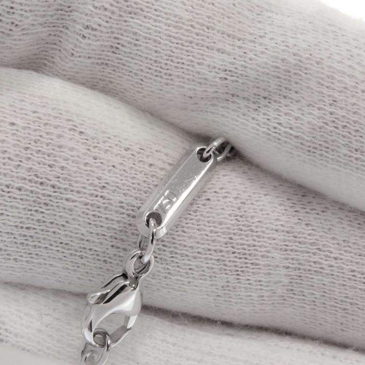 Pre Owned Chopard Happy Diamonds 18K White Gold Diamond Necklace