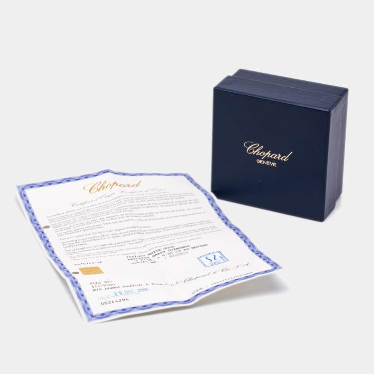 Pre Owned Chopard Happy Diamond Icons Diamond 18k White Gold Bracelet
