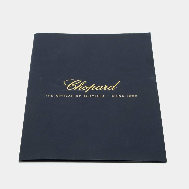Pre Owned Chopard Happy Diamonds with Floating Arabic Letter 18k Rose Gold Pendant Necklace