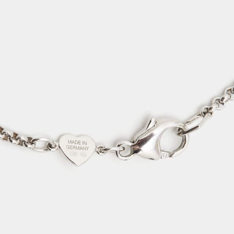 Pre Owned Chopard Happy Diamonds 18k White Gold Bracelet