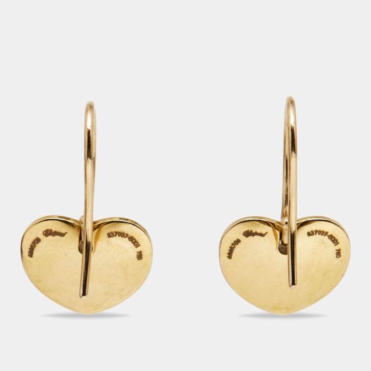 Pre Owned Chopard Chopardissimo 18k Rose Gold Earrings