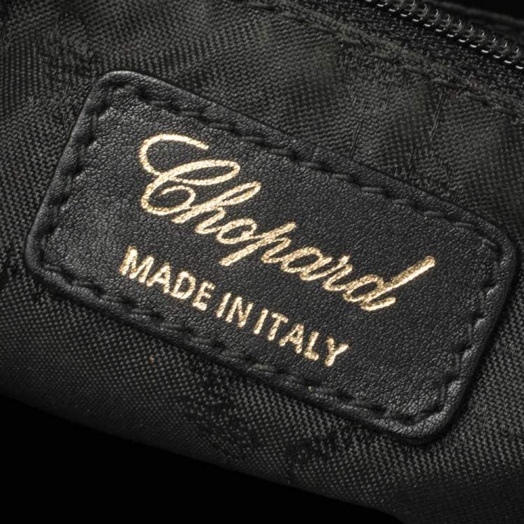 Pre Owned Chopard Black Quilted Leather Imperiale Shoulder Bag